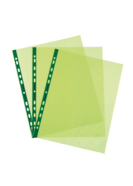 Busta a Perforazione Universale Favorit Art - 22x30 cm - Liscia Alto Spessore - 22x30 cm - 100206800 (Verde Conf. 25)