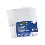 Busta a Perforazione Universale L’Originale Favorit - 22x30 cm - Liscia Alto Spessore - 22x30 cm - 100460118 (Trasp. Conf. 25)