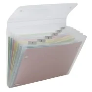 Archiviatore a Soffietto Ice Rexel - 6 Tasche - 2102033 (Bianco)