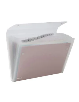 Archiviatore a Soffietto Ice Rexel - 13 Tasche - 2102035 (Bianco)