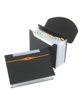 Archiviatore a Soffietto Optima Rexel - 13 Tasche - 2102483 (Nero)