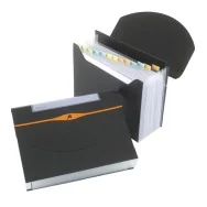Archiviatore a Soffietto Optima Rexel - 13 Tasche - 2102483 (Nero)