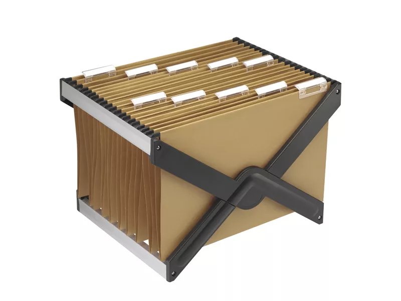 Archivio Portatile LuXor Bertesi - Completo di 10 Cartelle Joker - LUXOR4AV10P1 (Nero)