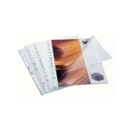 Busta a L con Perforazione Universale Superior Favorit - 22x30 cm - Goffrata Alto Spessore - 100460074 (Trasparente Conf. 50)