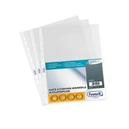 Busta a Perforazione Universale Air-Special Favorit - 21x29,7 cm - Goffrata Alto Spessore - 100460026 (Trasparente Conf. 50)