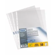 Busta a Perforazione Universale Air-Special Favorit - 22x30 cm - Goffrata Medio Spessore - 100460040 (Trasparente Conf. 50)