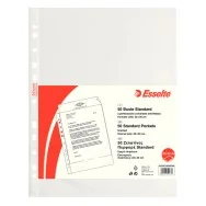 Busta a Perforazione Universale Copy Safe Esselte - Goffrata Basso Spessore - 22x30 cm - 395097300 (Trasparente Conf. 50)