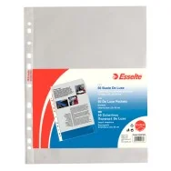Busta a Perforazione Universale Copy Safe Esselte Deluxe - Goffrata Alto Spessore - 22x30 cm - 395097600 (Trasparente Conf. 50)