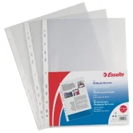 Busta a Perforazione Universale Copy Safe Esselte Deluxe - Liscia Alto Spessore - 22x30 cm - 395097500 (Trasparente Conf. 50)