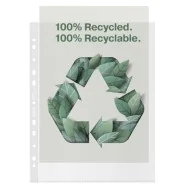 Busta a Perforazione Universale Copy Safe Esselte Deluxe - Riciclata - 22x30 cm - 627504 (Trasparente Conf. 50)
