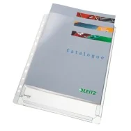 Busta P.U. Alta Capacità a Soffietto Leitz - 22x30 cm - Liscia Lucida - 47561003 (Trasparente Conf. 10)