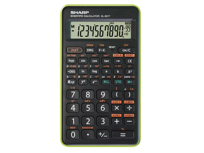 Calcolatrice Scientifica EL-501TB Sharp - EL-501TB-GR (Verde)
