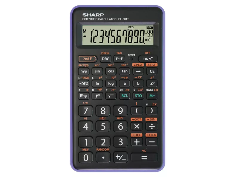 Calcolatrice Scientifica EL-501TB Sharp - EL-501TB-VL (Viola)