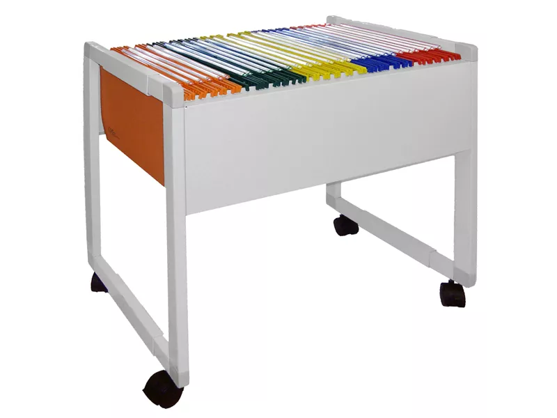 Carrello per Cartelle Sospese Delta 4000 Bertesi - 65x45x70 cm - 4000 (Bianco)