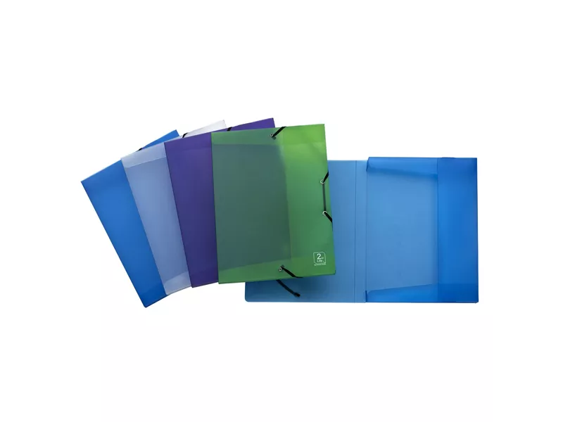 Cartella 3 Lembi con Elastico 2ndLife Favorit - 24x32 cm - 400067714 (Assortiti Conf. 4)