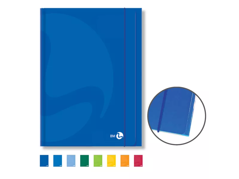 Cartella 3 Lembi con Elastico Color BM - 25,5x35 cm - 0108968 (Assortiti Conf. 10)