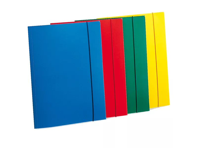Cartella 3 Lembi con Elastico Eko Fellowes - 25x35 cm - U110-ME (Metallizzato Conf. 10)