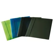 Cartella 3 Lembi con Elastico Eko Fellowes - 25x35 cm - U110-TB (Blu Trasparente Conf. 10)