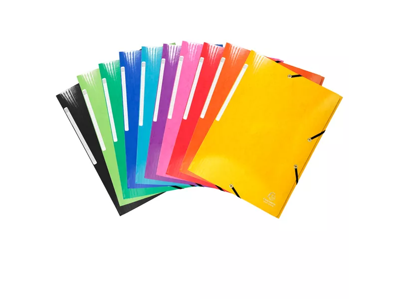 Cartella 3 Lembi con Elastico Iderama Exacompta - A4 - 55829E (Assortiti Conf. 25)