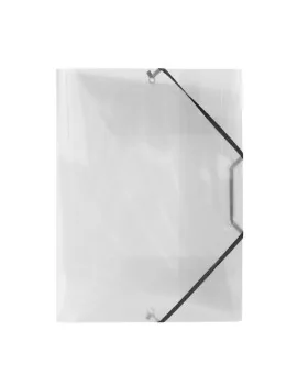 Cartella 3 Lembi con Elastico in PPL Lumina Favorit - 22x30 cm - 400116645 (Trasparente)