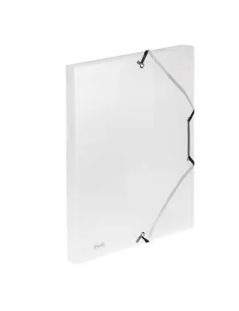 Cartella 3 Lembi con Elastico in PPL Lumina Favorit - 24x32 cm - 400116647 (Trasparente)
