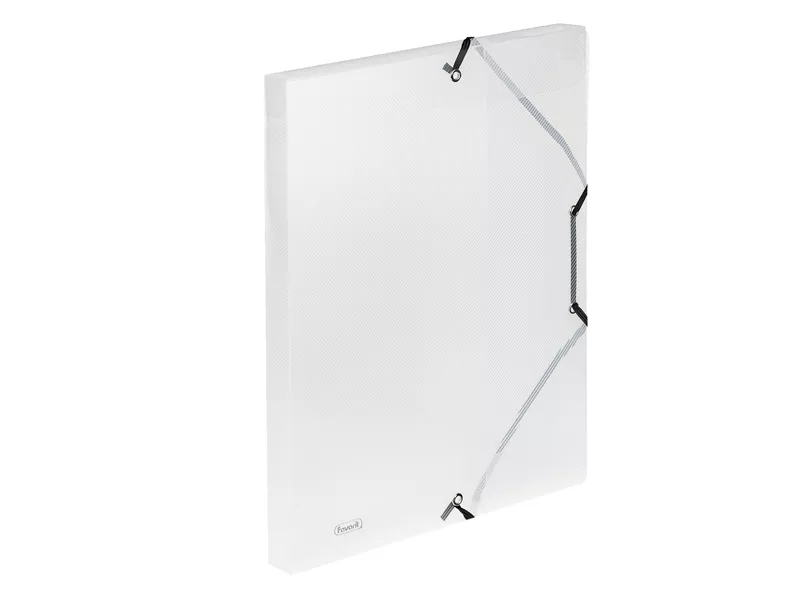 Cartella 3 Lembi con Elastico in PPL Lumina Favorit - 24x32 cm - 400116647 (Trasparente)