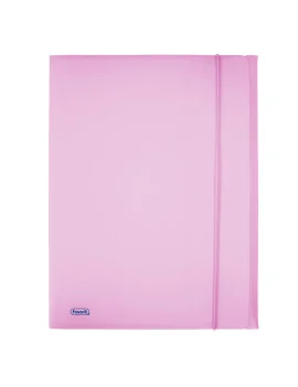 Cartella 3 Lembi con Elastico in PPL Pastel Favorit - 24x33 cm - 400116602 (Glicine)