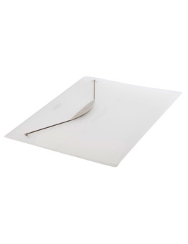 Cartella 3 Lembi con Elastico in PPL Swing Fellowes - 23,5x34,5 cm - 40338 (Trasparente Conf. 3)