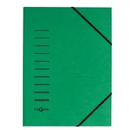 Cartella 3 Lembi con Elastico Pagna - 24001-03 (Verde)