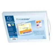Cartella Personalizzabile con Maniglia Kreacover Exacompta - 5925E (Bianco)
