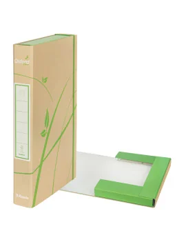 Cartella Portaprogetti con Elastico Oxford Green Esselte - Dorso 4 - 22x30 cm - 397850503 (Avana Conf. 12)