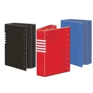 Cartella Portaprogetti con Elastico Monocromo Pigna - Dorso 7 - 24x34 cm - 0210824D7 (Assortiti Conf. 3)