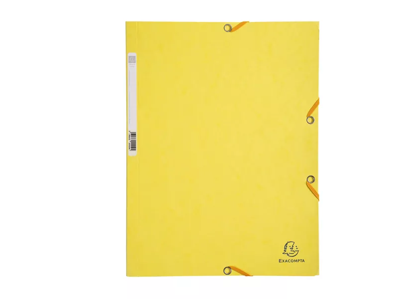 Cartellina 3 Lembi con Elastico in Cartoncino Lustrè Exacompta - 24x32 cm - 400 g - 55529E (Giallo Limone Conf. 25) Cartellina 3 Lembi con Elastico in Cartoncino Lustrè Exacompta - 24x32 cm - 400 g - 55529E (Giallo Limone Conf. 25)
