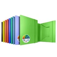 Cartellina 3 Lembi con Elastico Cartiere del Garda - Dorso 1 - 26,2x35 cm - P0001090 (Assortiti Conf. 24)