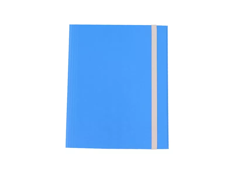 Cartellina 3 Lembi con Elastico Cartiere del Garda - 27x37 cm - CG0075FEXXXAC06 (Blu Conf. 5)