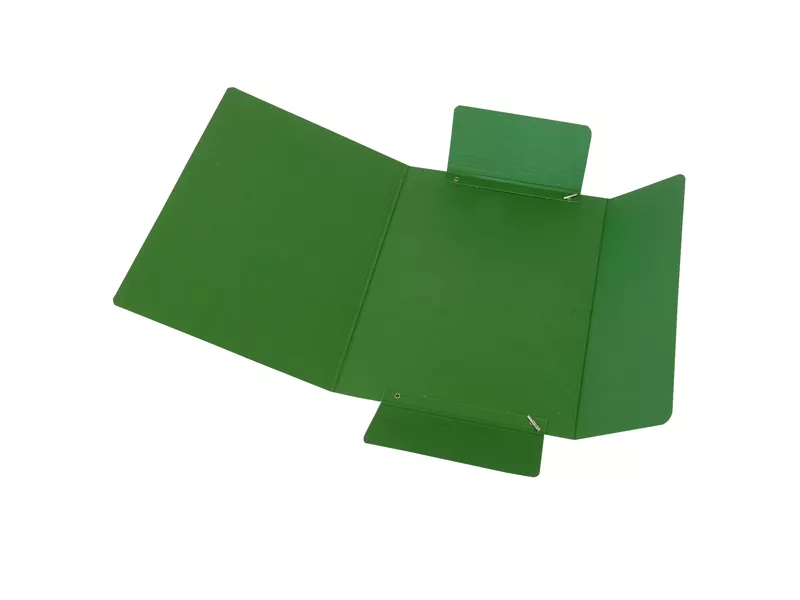 Cartellina 3 Lembi con Elastico Cartiere del Garda - 25x34 cm - CG0032PBXXXAE03 (Verde Conf. 10)