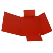 Cartellina 3 Lembi con Elastico Cartiere del Garda - 25x34 cm - CG0032PBXXXAE02 (Rosso Conf. 10)
