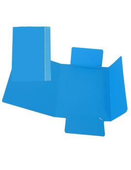 Cartellina 3 Lembi con Elastico Cartiere del Garda - 17x25 cm - CG0040LBXXXAE06 (Azzurro Conf. 10)