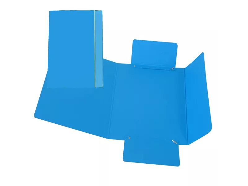 Cartellina 3 Lembi con Elastico Cartiere del Garda - 17x25 cm - CG0040LBXXXAE06 (Azzurro Conf. 10)