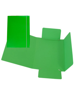 Cartellina 3 Lembi con Elastico Cartiere del Garda - 17x25 cm - CG0040LBXXXAE03 (Verde Conf. 10)