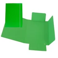 Cartellina 3 Lembi con Elastico Cartiere del Garda - 17x25 cm - CG0040LBXXXAE03 (Verde Conf. 10)