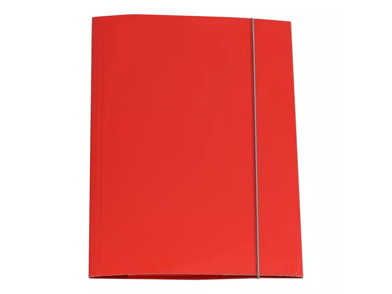 Cartellina 3 Lembi con Elastico Cartiere del Garda - 25x34 cm - CG0032LBXXXAE02 (Rosso Conf. 10)