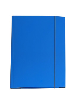 Cartellina 3 Lembi con Elastico Cartiere del Garda - 25x34 cm - CG0032LBXXXAE06 (Azzurro Conf. 10)