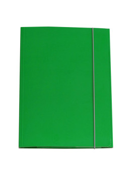 Cartellina 3 Lembi con Elastico Cartiere del Garda - 25x34 cm - CG0032LBXXXAE03 (Verde Conf. 10)