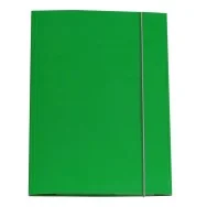 Cartellina 3 Lembi con Elastico Cartiere del Garda - 25x34 cm - CG0032LBXXXAE03 (Verde Conf. 10)