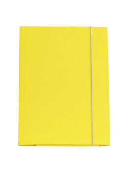 Cartellina 3 Lembi con Elastico Cartiere del Garda - 25x34 cm - CG0032LBXXXAE04 (Giallo Conf. 10)