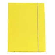 Cartellina 3 Lembi con Elastico Cartiere del Garda - 25x34 cm - CG0032LBXXXAE04 (Giallo Conf. 10)