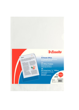 Cartellina a L Copy Safe Esselte - A4 - Office PPL - 395082000 (Trasparente Antiriflesso Conf. 50)