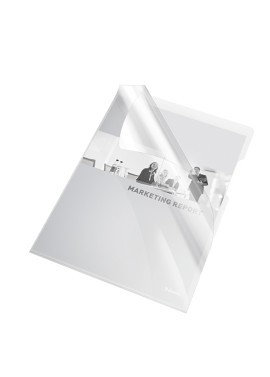 Cartellina a L Crystal Esselte - A4 - PVC - 554300 (Trasparente Conf. 25)