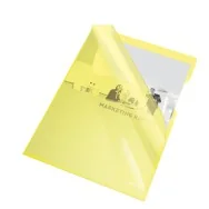 Cartellina a L Crystal Esselte - A4 - PVC - 554310 (Giallo Topazio Conf. 25)